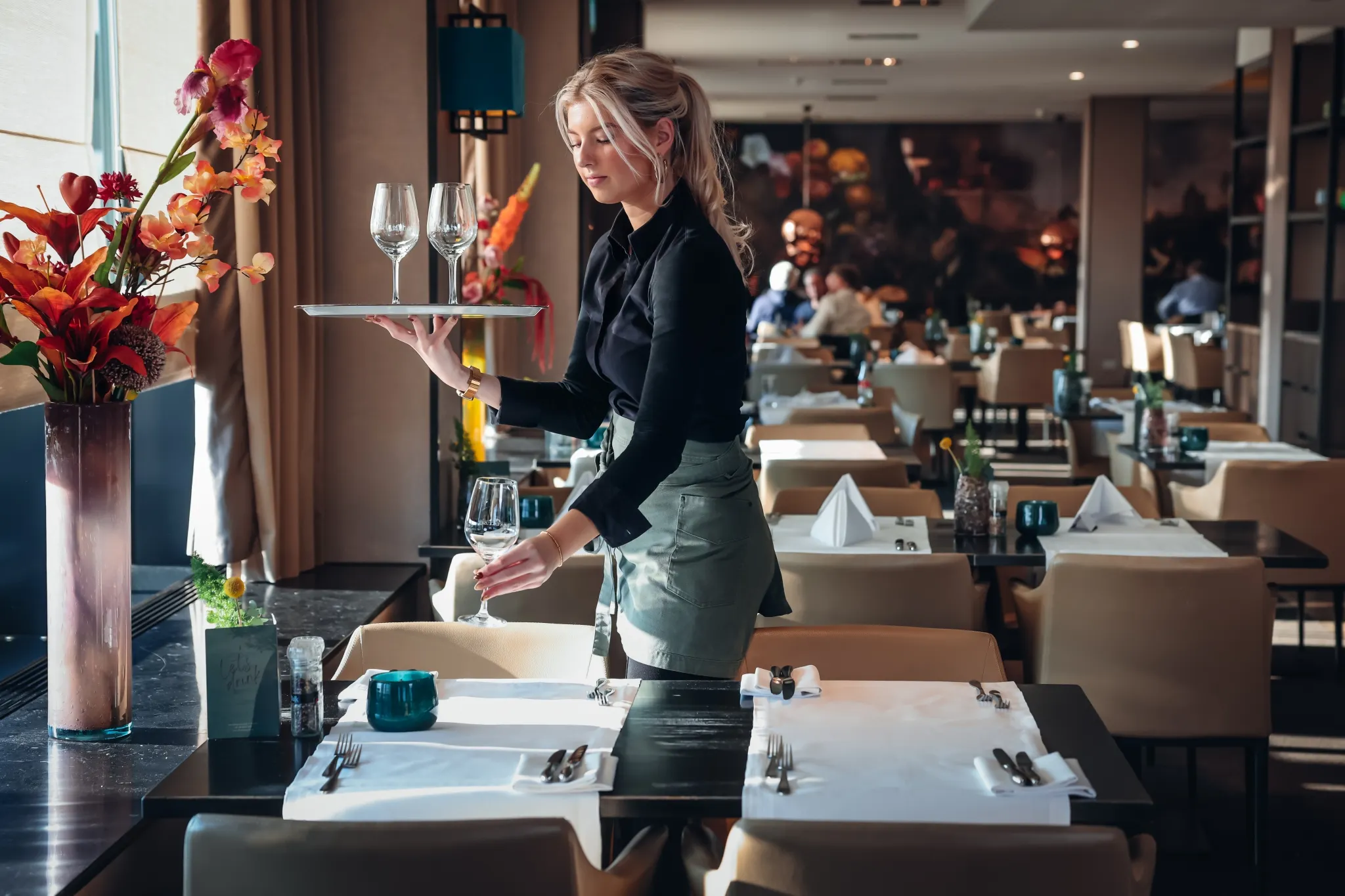 Medewerker bediening