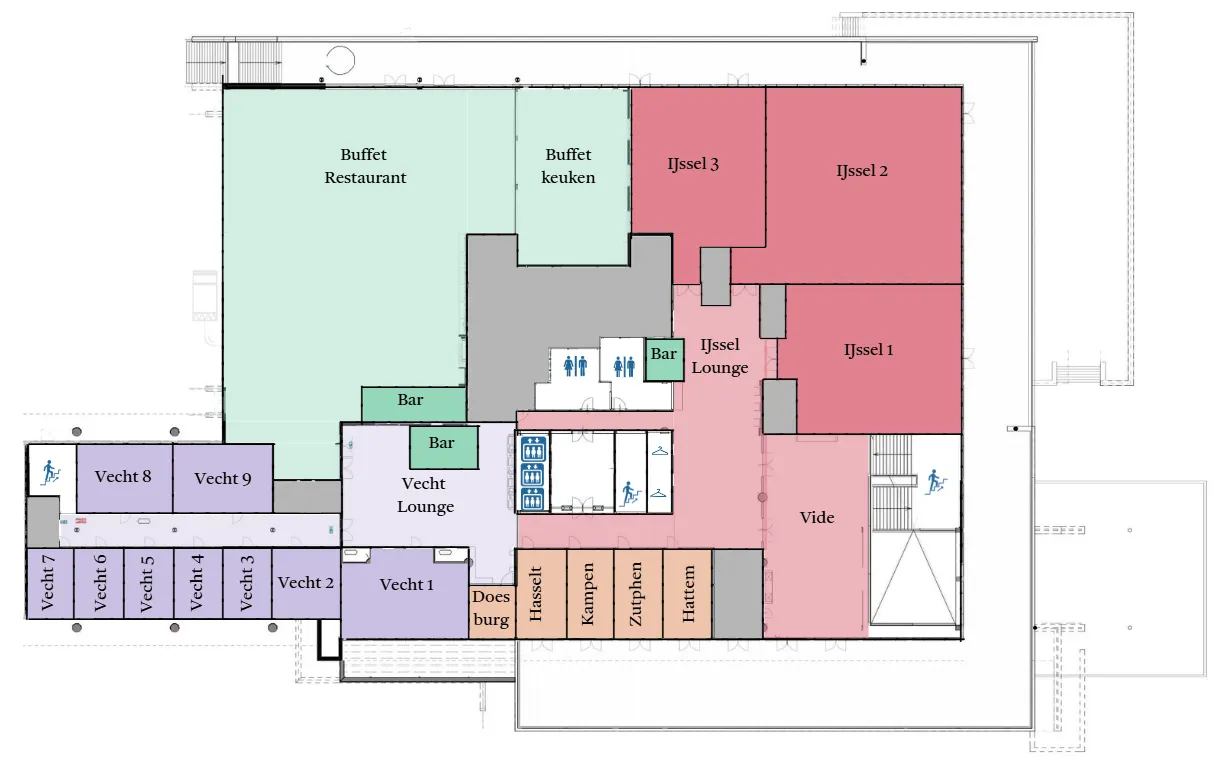 Plattegrond 1e etage