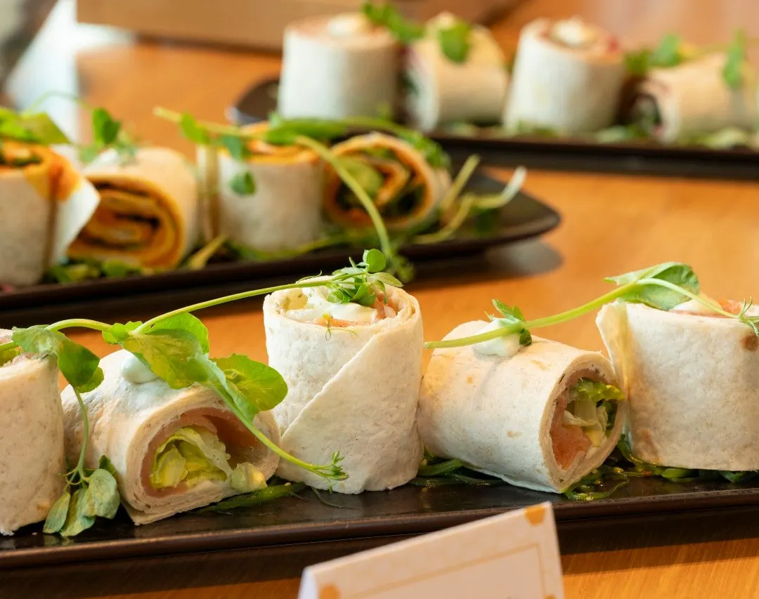 Rijkelijk gevulde wraps